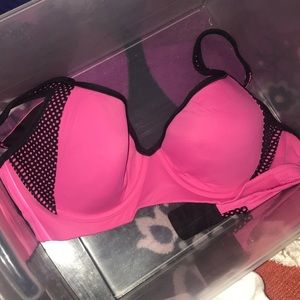 Neon Pink Push up bra